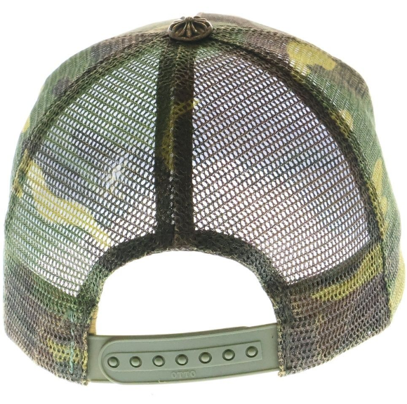 CHROME HEARTS (クロムハーツ) OLD TRUCKER CAP FUCK カモフラージュ